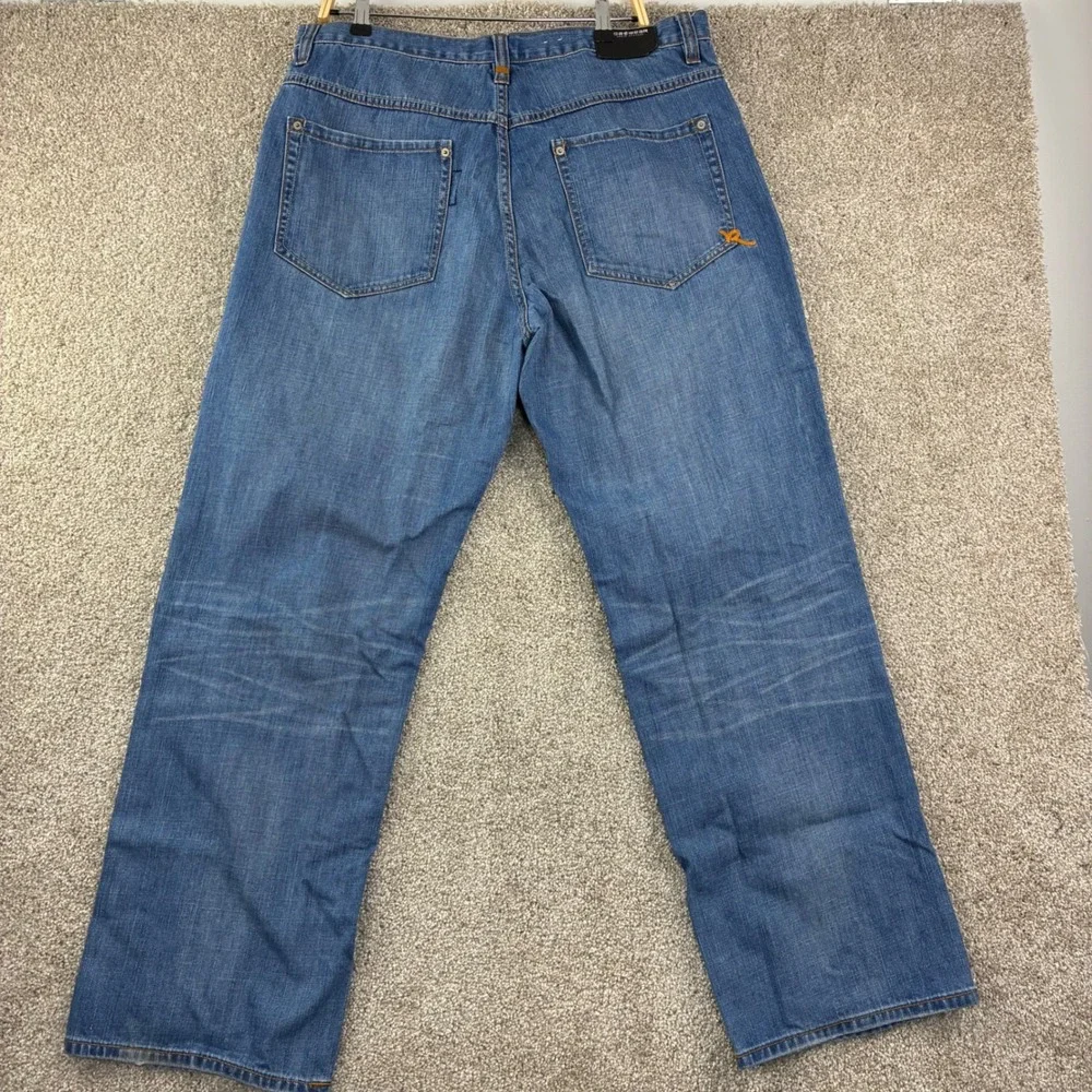 Rocawear Y2K Original Fit Jeans Mens 38x34 Denim Streetwear Y2K Baggy Straight